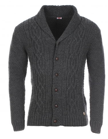 Exemple de gilet ou cardigan col châle Armor Lux à 182.90€  sur Rue des Hommes