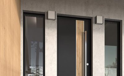 Porte d'entrée design bicolore K-Line